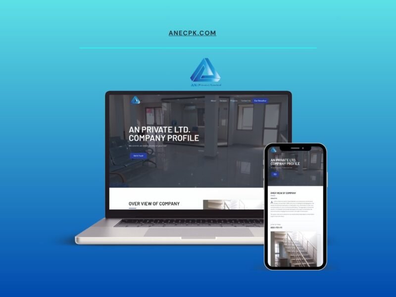 AN (Private) Limited company profile site, with an overview section and facility gallery